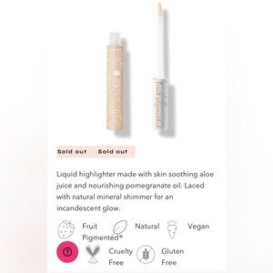New 100% 100 percent pure Luminating cream creme starlight highlighter